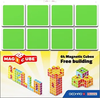 Stavebnice Geomag Geomag Magicube Free building 64 ks