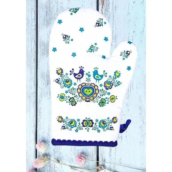 Chňapka Kuchyňská chňapka FOLKLOR MODRÁ, 28x18cm