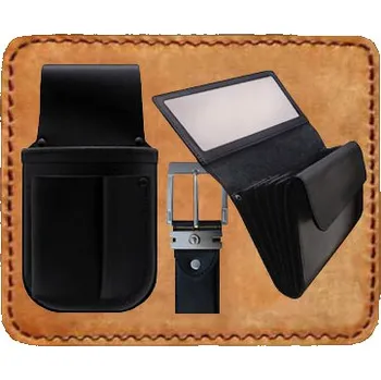 Peněženka Kožená Kasírka a kapsa pro číšníky . Opasek zdarma . Kožené pouzdro na kasírku kasírtaška harmonika