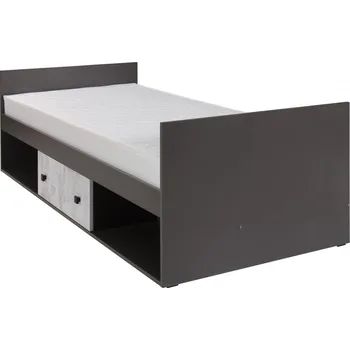 Dětská postel Falco 90 x 200 cm Tomio R20 Grafit/Enigma