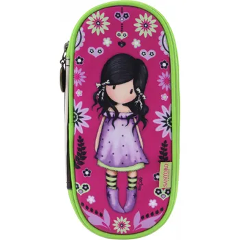 Oválný penál na zip - "You Brought Me Love" od firmy SANTORO Gorjuss (Gorjuss - Zip Around Pencil Case - "You Brought Me Love")