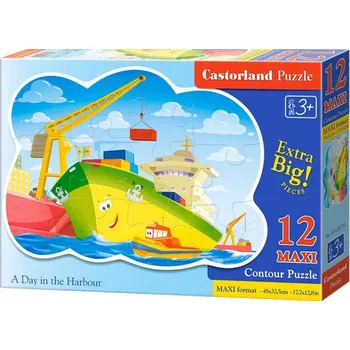 Puzzle Puzzle MAXI 12 dílků - Den v přístavišti