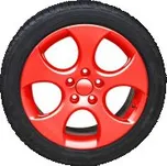 Barva na kola Foliatec - fólie ve spreji 2x400 ml barva + 2x400 ml primer neonová červená SLEVA 19%