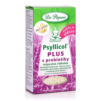 Přírodní produkt Dr.Popov Psyllicol Plus s probiotiky 100 g