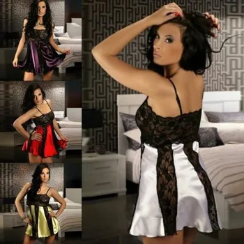 Dámská erotická košilka Marianna Barva: Modrá