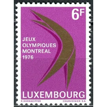 Poštovní známka (1976) MiNr. 931 ** - Lucembursko - Letní olympijské hry, Montreal