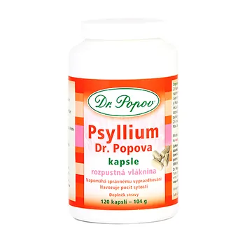 Přírodní produkt Dr. Popov Psyllium zn.Psyllicol 120 cps.