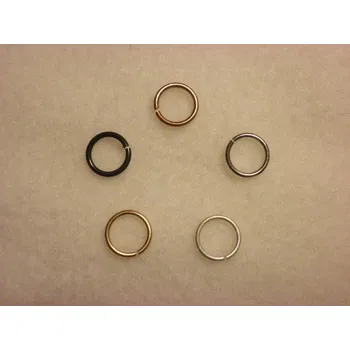 Materiál na výrobu šperku Kroužek spojovací 8mm Galvanizace: zlato