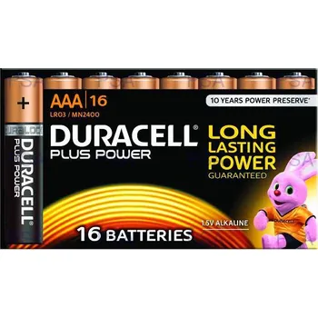 Článková baterie Duracell Plus Power AAA 16 ks