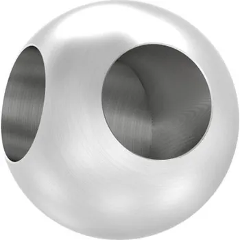 Zábradlí Feldmann Nerezová spojka prutové výplně zábradlí - prutů pr.12 mm 51025-240S2 brus, úhel 90°, kulatá