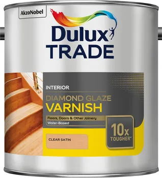 Lak na dřevo Dulux Diamond Glaze Satin pololesk 2,5 l 