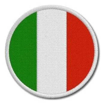 Nášivka Pelisport Nášivka Italská vlajka kulatá ø 4,5 cm - nelze suchý zip