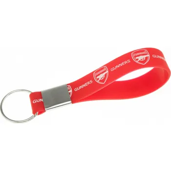Arsenal FC Přívěsek na klíče Arsenal FC, červený, silikonový