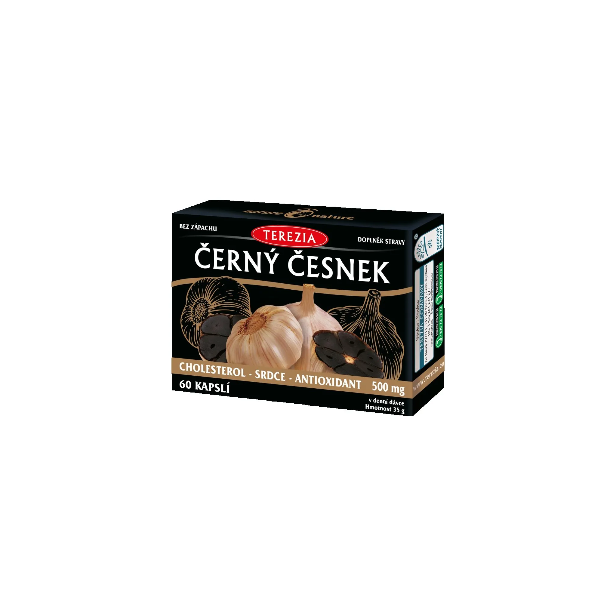 Fotografie 1 - Přírodní produkt Terezia Company Černý česnek 60 cps.