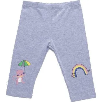 Dívčí 3/4 legíny Wolf H2845 vel. 98-128 Barva: šedá, Velikost: 104