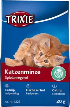 Pamlsek pro kočku Trixie Catnip šanta na povzbuzení mletá 20 g