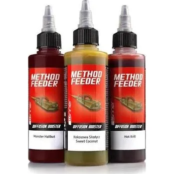 Návnadová surovina Method/Feeder - Turbo Diffusion Booster - 100ml Hot Krill
