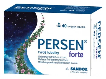 Lék na neurologické potíže Sandoz Persen Forte 40 cps.