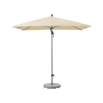 Slunečník Glatz Profesionální slunečník Fortino, Glatz, čtvercový 240x240 cm (2,4x2,4 m), natur, rám eloxovaný hliník, potah polyester 220 g/m2