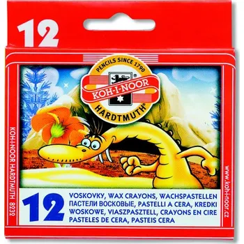 Výtvárné potřeby Koh-i-noor Hardtmuth Sada 12 školních voskových pastelů Koh-i-noor