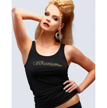 GINA dámské tílko, širší ramínka, šité, s potiskem Charmed I 18040P černá 42/44