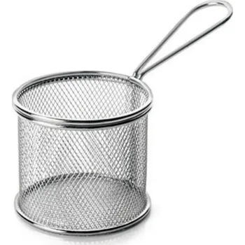 chlebník Košík nerezový servírovací 90 × 80 mm