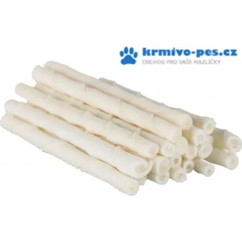 Pamlsek pro psa Tyčinka buvolí kroucená bílá 7-8mm/12,5cm 1ks