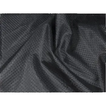 Protiskluzová polyesterová textilie s PU zátěrem, 420D, 0,40 mm černá, látka, metráž