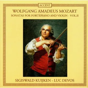 Zahraniční hudba MOZART - SONATAS FOR FORTEPIANO AND VIOLIN VOL.2. SIGISWALD KUIJKEN, LUC DEVOS (CD) (ACCENT)