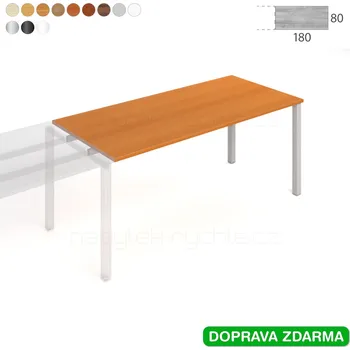 Psací stůl UJ 1800 R Hobis UNI - Stůl jednací řetězící 180 x 80
