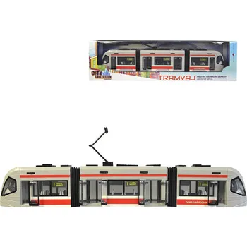 autíčko MaDe MHD City Collection Tramvaj česká 46 cm