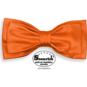 Motýlek motýlek pánský dvojitý oranžový, mdv006