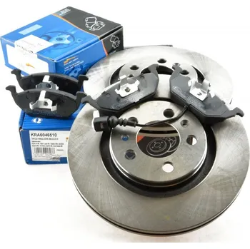 Brzdový komplet Brzdy kotouče a desky přední VW GOLF IV BORA 280mm - KRAFT