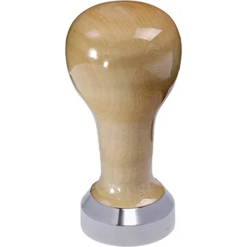 Buna café tamper, javor, lak, 41 mm, nerez mat, plochý