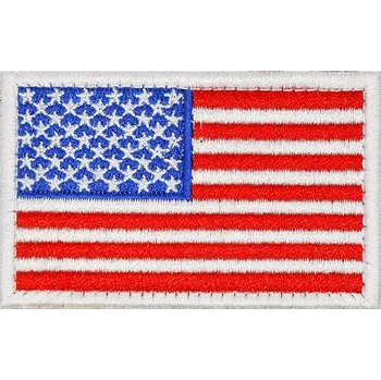 Nášivka ROTHCO® Nášivka vlajka USA barevná bílý lem
