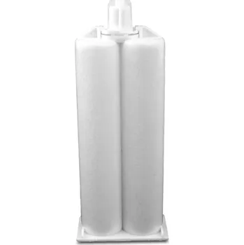 Lepící sada Dvoukartuše 1:1 50ml (Tyto polypropylenové dvoukartuše umožňují přesné poměrové dávkování dvousložkových lepidel, silikonů, epoxidů a jiných kapalin. Objem dvoukartuše 50ml o poměru 1:1.)