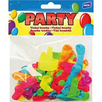 Balónek MFP Party Vodní bomby neon 50 ks