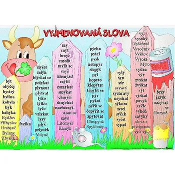 výuková tabulka Vyjmenovaná slova: Věta a souvětí - Studio 1+1