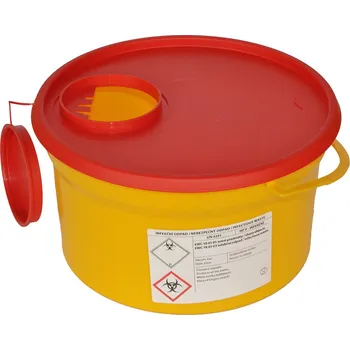 Dezinfekce BIOHAZARD - NÁDOBA NA KONTAMINOVANÝ ODPAD 5 litrů