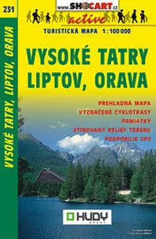 Vysoké Tatry, Liptov, Orava 1:100.000 - Shocart (2010, mapa)