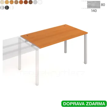 Psací stůl US 1400 R Hobis UNI - Stůl řetězící 140 x 80