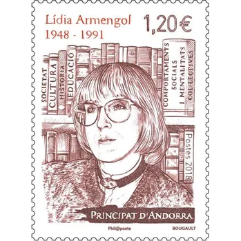 Poštovní známka Post France (2018) MiNr. 841 ** - Andorra (Fr.) - 70. narozeniny Lídia Armengol