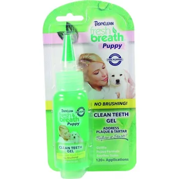 Péče o psí chrup TropiClean Fresh Breath pro štěňata 59 ml