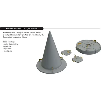 Plastikový model Eduard 1/48 MiG-21 F.O.D. (EDUARD)