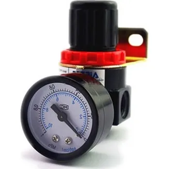 Cyklo nářadí Regulátor s manometrem 1/4" (Regulátor tlaku vzduchu s manometrem.)
