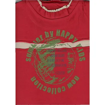 Dětské tričko PO-2024, krátký rukáv, červená, vel. 116