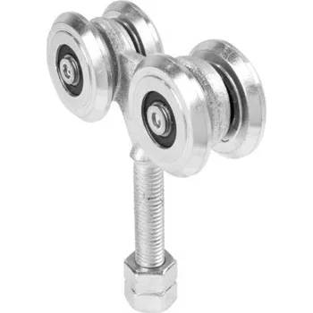 brána CAIS Vozík 4-kolový ložiskový 4-SBK pro vodící profil S-42, max. zatížení 280 kg, pro závěsné brány, posuvná vrata a světlolamy