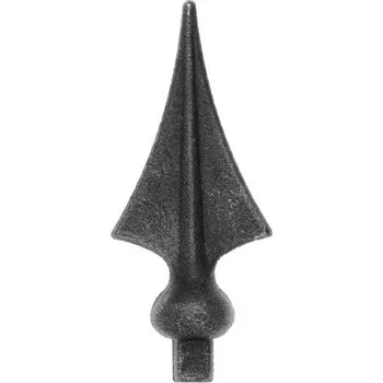 PSG Kovaný hrot - špička pro kovaný plot a bránu 40.078, 140x50 mm, základna 15x15 mm