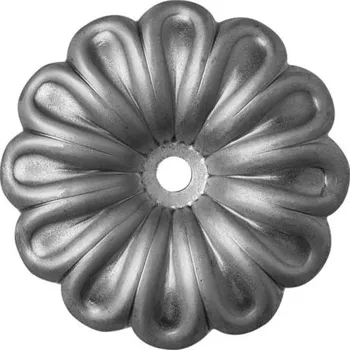 PSG Ozdobný květ pro kovaný plot, bránu a zábradlí 50.012, 120 x 2 mm, otvor 12 mm