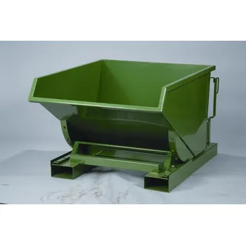 Úložný box Výklopný kontejner, objem 600 l, zelený